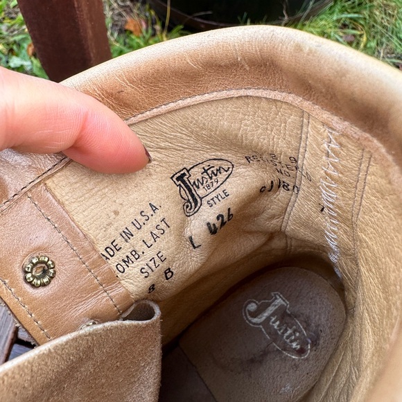 BEAUTIFUL JUSTIN 1990s ROPER BOOTS - Picture 11 of 12